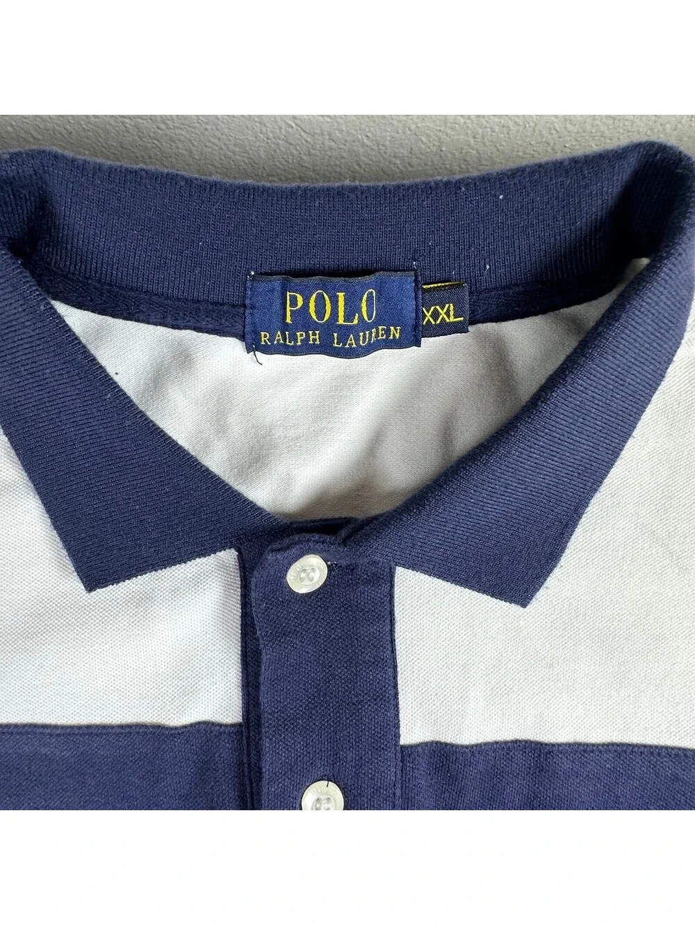 Polo Ralph Lauren Red White and Blue Polo 2XL (fits like a Large)